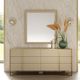 VIG Furniture Nova Domus Cartier Beige/Brushed Brass Dresser-4