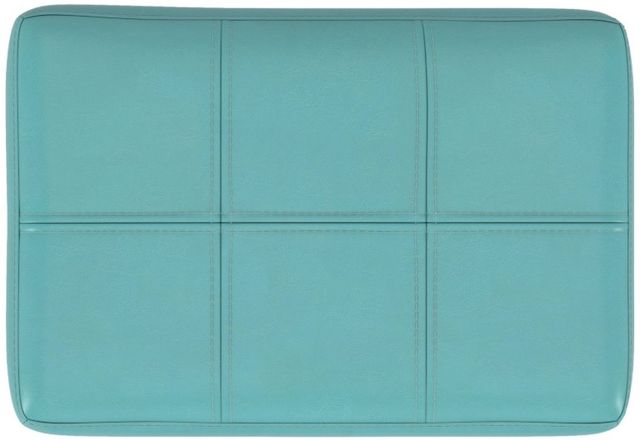 Linon Claridge Teal/White Bar Stool-4