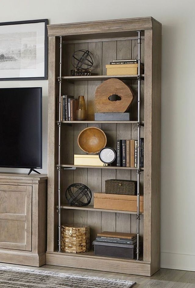 Hammary® Donelson Vintage Natural Bunching Bookcase-1
