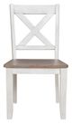 Liberty Furniture Lakeshore White X Back Side Chair - Set of 2-1
