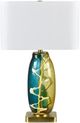 Crestview Collection Matisse Yellow Table Tamp-0