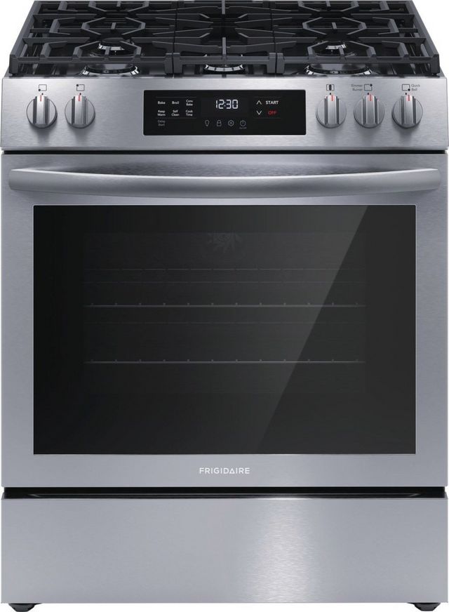 Cuisinière au gaz encastrée de 30 po Frigidaire® de 5.1 pi³ - Acier inoxydable