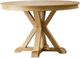 Steve Silver Co. Rylie Natural Round Dining Table with Folding Game Top-0