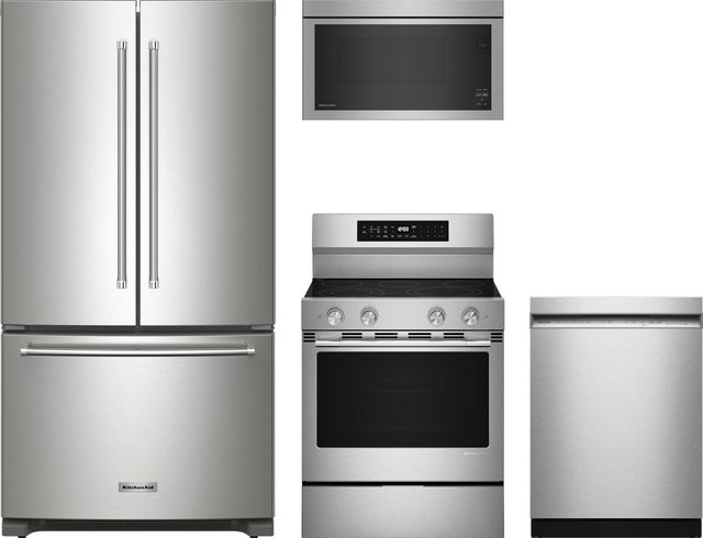 KitchenAid® 4-Piece Stainless Steel Kitchen Package-0