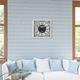 YHD Distressed White Wall Clock-1