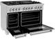 ZLINE Legacy 60" Satin Stainless Steel Pro Style Dual Fuel Range-4