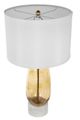 A & B Home Gold/White Table Lamp-1