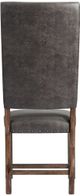 Elements International Gramercy Gray/Walnut Straight Leg Dining Side Chair-2