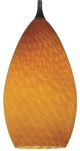 Cal® Lighting & Accessories Uni Pack Brushed Steel/Light Amber Scale Pendant-1