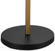 Bassett Mirror Benton Black/Gold Floor Lamp-2