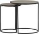 Armen Living Rina 2-Piece Gray Nesting End Table Set-2