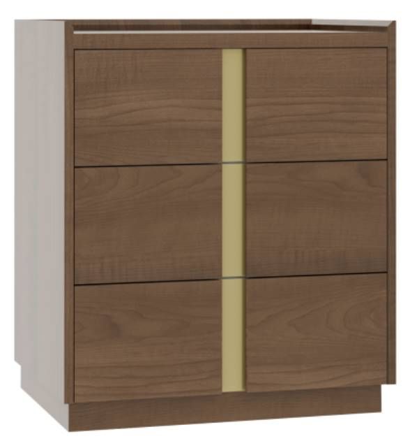 Country View Woodworking Verrado 28" Plinth Base Bedside Chest-0