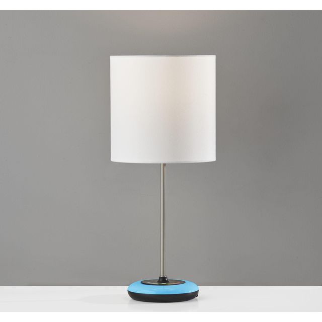 Adesso® Mia White Color Changing Table Lamp-0