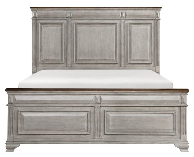 Homelegance® Marquette Brown/Gray Eastern King Bed-2