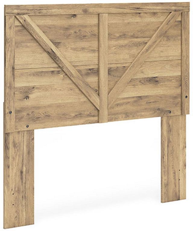 Signature Design by Ashley® Larstin Brown Queen Crossbuck Panel Bed-1