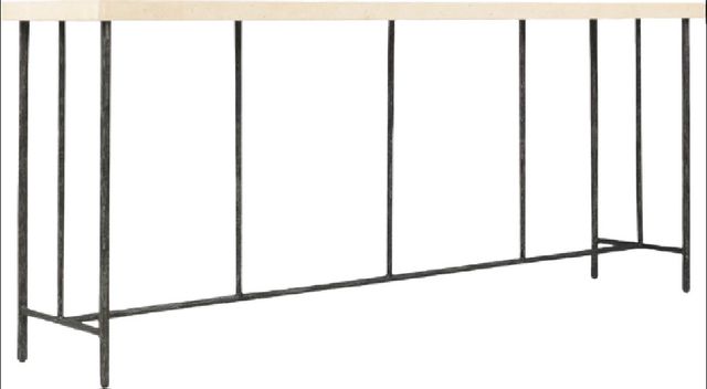 Hooker® Furniture Driftwood Beige Console Table with Gray Base-0