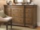 Universal Explore Home™ New Lou Cognac Dresser And Storage Mirror-1