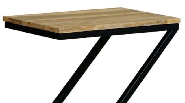 Jaipur Furniture Ravi Black/Brown Z-Shape Side Table-1