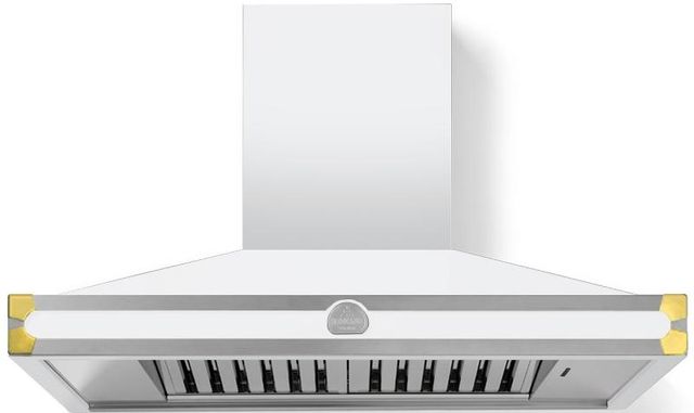 La Cornue CornuFé 110 43" Pure White Wall Mounted Chimney Hood-0