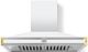 La Cornue CornuFé 110 43" Pure White Wall Mounted Chimney Hood-0