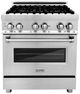 ZLINE 30" Stainless Steel Pro Style Dual Fuel Range-0