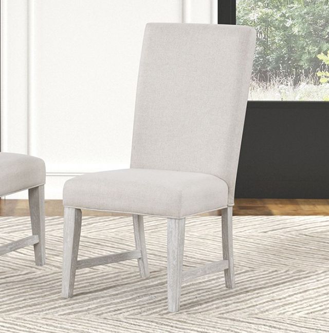 Furniture of America® Argenthart 2-Piece Light Gray Dining Chair-1