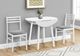 Monarch Specialties Inc. 3-Piece White Dining Set-2