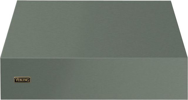 Viking 5 Series 36" Eucalyptus Wall Mounted Range Hood with Brushed Brass Trim-0