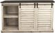 American Heartland Manufacturing Rustic Two-Tone Tall Quaint Shutter TV Stand-1