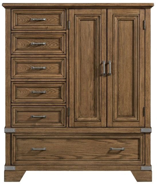 Intercon Forge Weathered Chestnut Gentleman's Chest-2