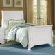 Vaughan-Bassett French Market Soft White Youth Full Sleigh Footboard-1