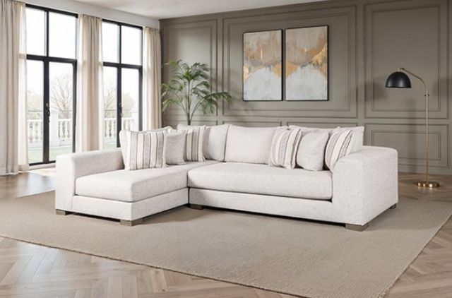 Furniture of America® Alameda Natural Quartzite Sectional-1