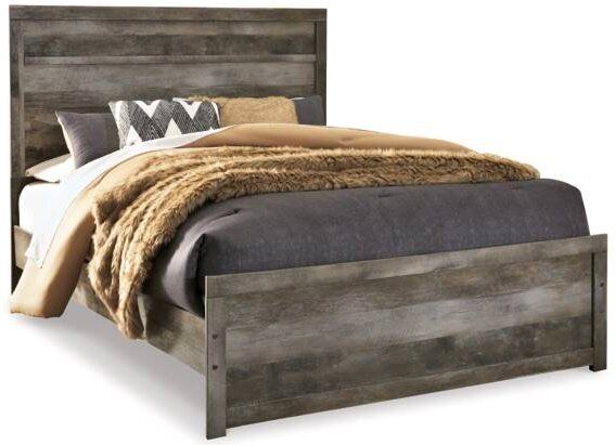 Signature Design by Ashley® Wynnlow 3-Piece Gray Queen Panel Bed Set-1