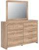 Signature Design by Ashley® Hollymount Tan Dresser and Mirror-0