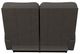 La-Z-Boy® Trouper Gray Leather Power Reclining Loveseat with Headrest-4