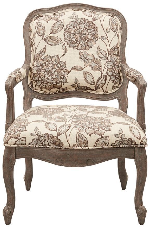 Olliix by Madison Park Multi Monroe Camel Back Exposed Wood Chair-0