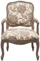 Olliix by Madison Park Multi Monroe Camel Back Exposed Wood Chair-0