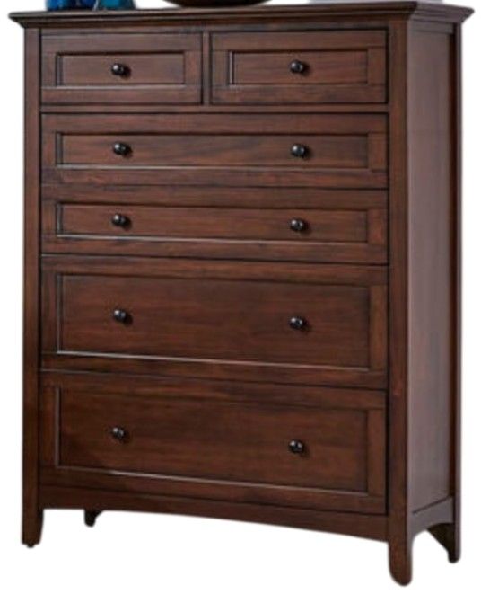 A-America® Westlake Cherry Brown 6-Drawer Chest-3