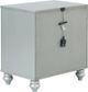 Coaster® Gunnison Silver Metallic Nightstand-2