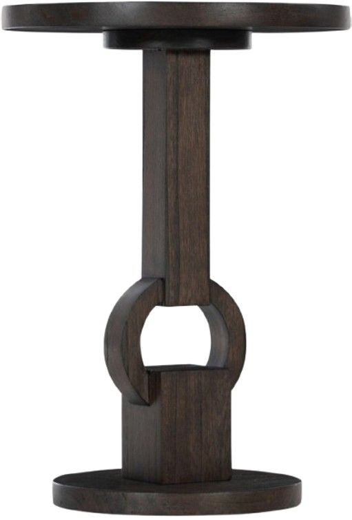 Hooker® Furniture Commerce and Market Dark Wood Side Table-0