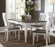 Liberty Furniture Allyson Park 5-Piece Charcoal/Wirebrushed White Rectangular Table Set-1
