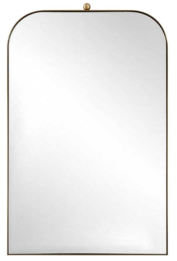 Uttermost® Cassidy Brass Arch Mirror-0