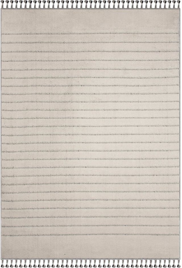 Tapis Ambrose gris/ivoire 7 pi 3 po x 5 pi 3 po de Renwil®