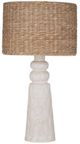 Bassett Mirror Laramie White Table Lamp-0