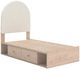 Signature Design by Ashley® Arloster Tan/White Twin Upholstered Panel Bed with 2-Drawer Storage-1