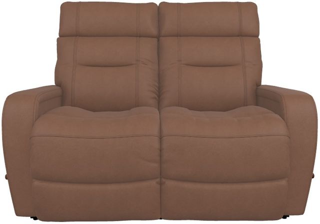 La-Z-Boy® Baron Mocha Leather Manual Wall Reclining Loveseat-1