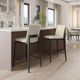 Amisco Customizable Charlotte Counter Stool with Upholstered Seat and Backrest-2