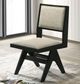 Furniture of America® Tottenham 5-Piece Black Round Dining Table Set-3