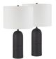 Renwil® Augusta 2-Piece Matte Black Table Lamp-0