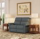 Flexsteel® Customizable Bernard 61"Fabric Power Reclining Loveseat with Headrest and Lumbar-1